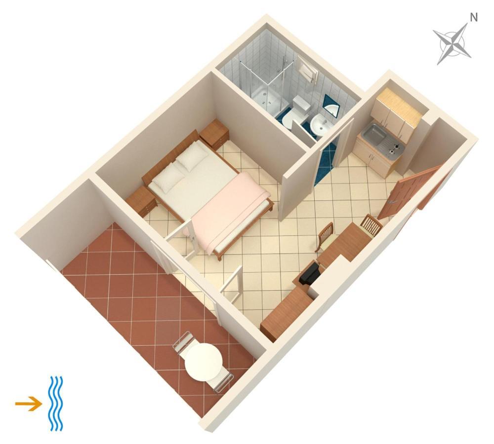 Studio Punta Kriza 383B Ngoại thất bức ảnh